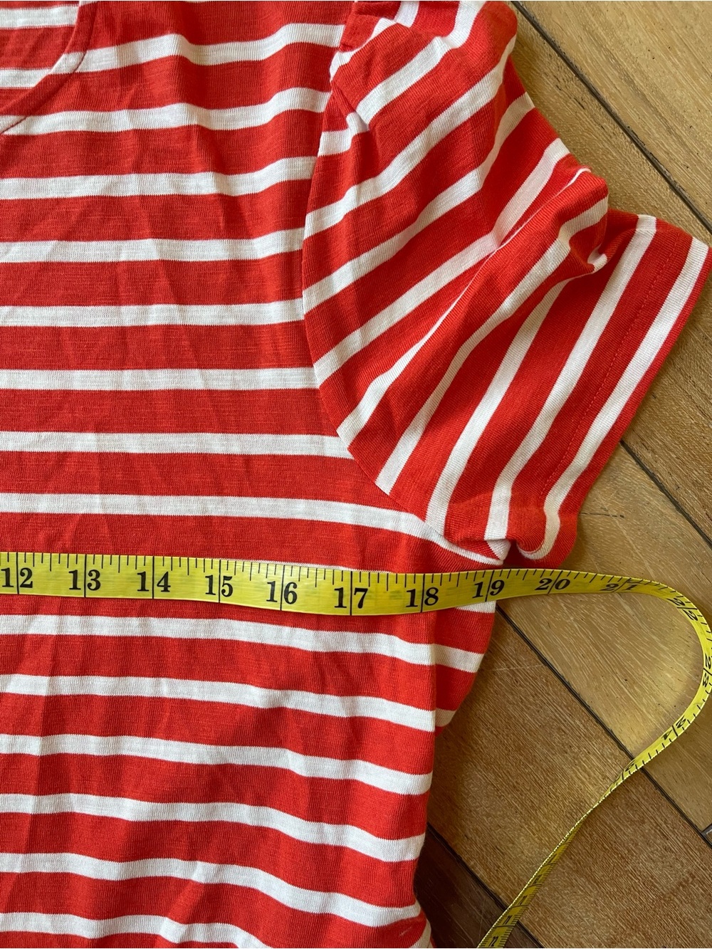 Boden Emma Tiered Jersey Midi Dress Fiesta & White Stripe US 10R UK 14R - Picture 9 of 10